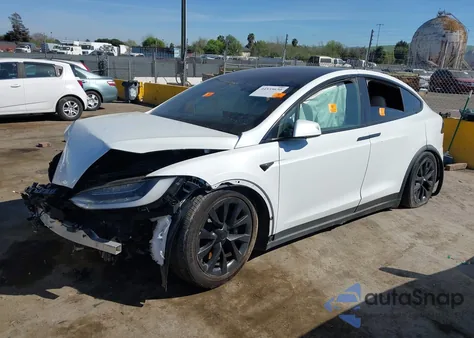 2022 Tesla Model X Dual Motor All-Wheel Drive from USA, damaged, VIN 7SAXCAE54NF363364